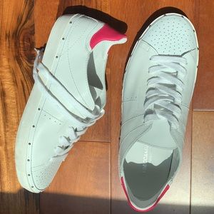 NWOB! White Michell Studded Leather Sneaker 7.5